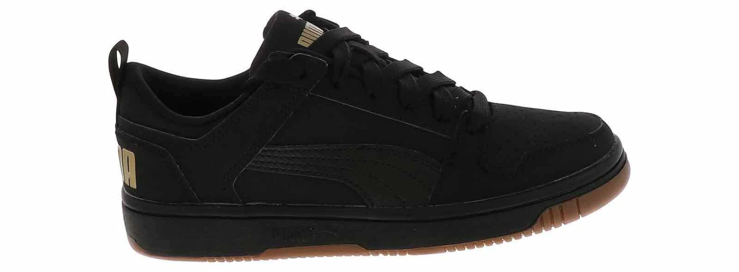 Puma Rebound Layup Nubuck Junior Boys' (4-7) Court Sneaker 2 Puma Rebound Layup Nubuck Junior Boys' (4-7) Court Sneaker - Image 2