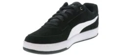 Puma Caven 2.0 Full Suede Men's Court Sneaker -Shoe Sensation Shop puma 40237201 caven20fullsuede black05