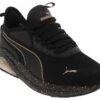 Puma Amplifier Speckle Women's Wide-Width Running Shoe -Shoe Sensation Shop puma 40379403 amplifierspecklewide black01