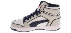 Puma Rebound Layup Outlined Junior Boys’ (4-7) Hi-Top Athletic Sneaker -Shoe Sensation Shop puma 40520401 reboundlayupoutlinedjr grey04