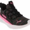 Puma One4all 2.0 Multi Knit Youth Girls’ (11-3) Athletic Shoe -Shoe Sensation Shop puma 40542801 one4allmultiknitps black01