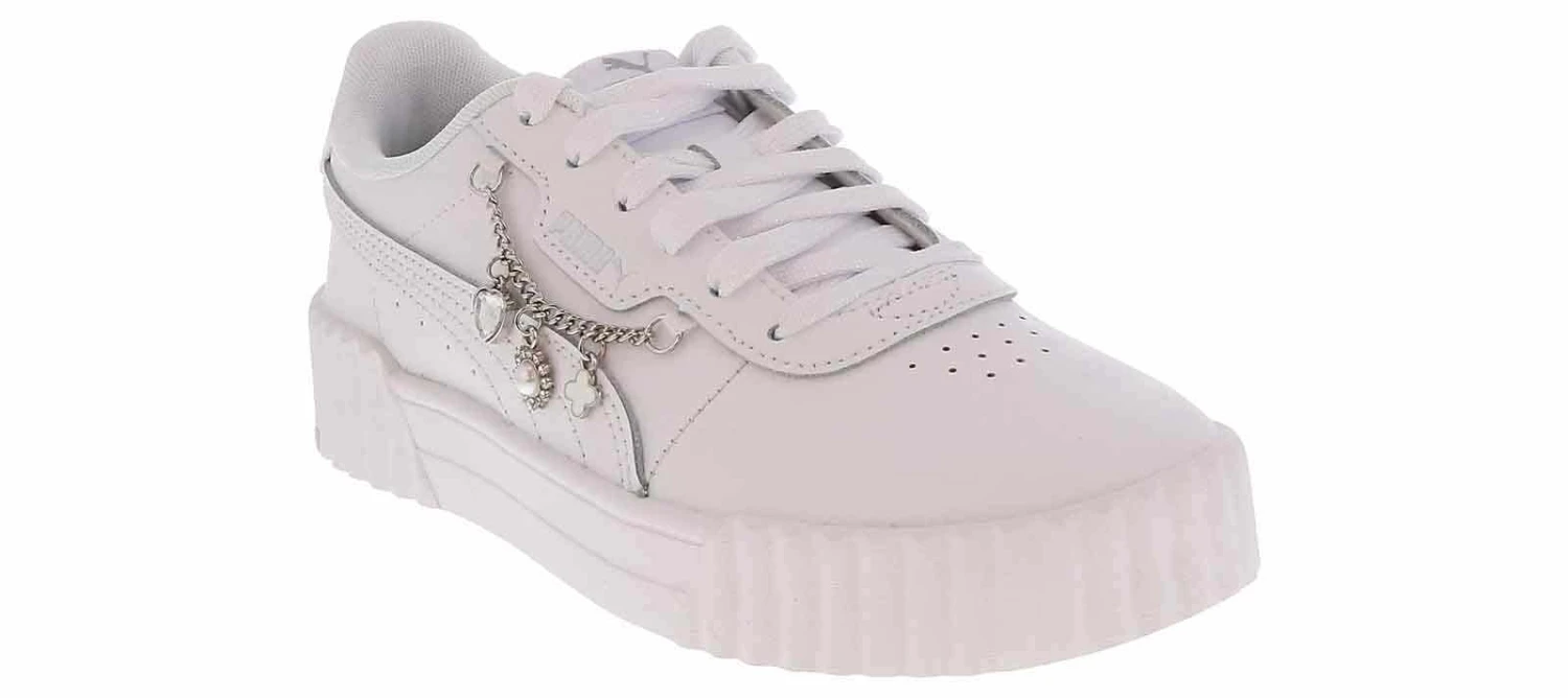 Puma Carina 3.0 Bling Junior Girls’ (4-7) Court Sneaker 1 Puma Carina 3.0 Bling Junior Girls’ (4-7) Court Sneaker
