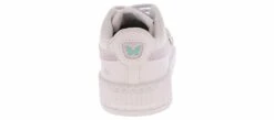 Puma Carina 3.0 Butterfly Youth Girls’ (11-3) Court Sneaker -Shoe Sensation Shop puma 40585401 carina3butterflyps white03