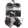 Puma 6PK Men's Low Cut Socks 6 Puma 6PK Men's Low Cut Socks -Shoe Sensation Shop puma p600360 036 pumamens6pplowcutwtab black01