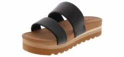 Reef Banded Horizon Hi Women's Platform Sandal -Shoe Sensation Shop reef cj6892 bandedhorizonhiblack black05