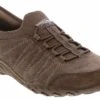 Skechers Slip-Is Breathe Easy Women’s Athletic Shoe -Shoe Sensation Shop skechers 100615 dktp slipinbreatheeasy taupe01