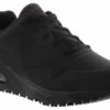 Skechers Uno Women’s Slip Resistant Work Shoe 13 Skechers Uno Women’s Slip Resistant Work Shoe -Shoe Sensation Shop skechers 108021 blk unosr black01 1