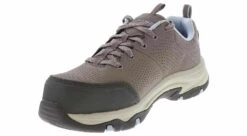Skechers Trego Astallet Women’s Nano-Carbon Toe Work Shoe -Shoe Sensation Shop skechers 108166w gyaq trego astellet nanocarbotoe grey05