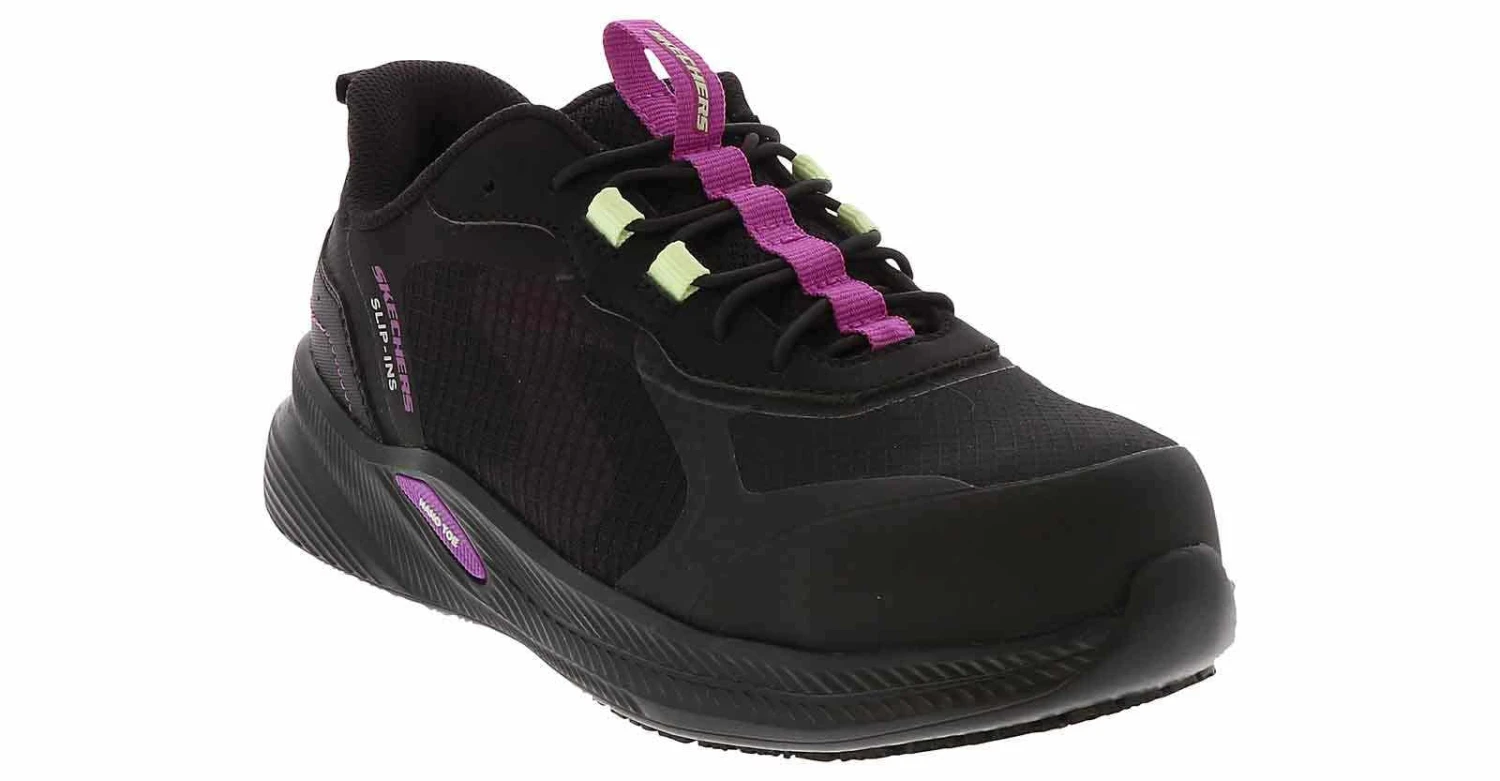 Skechers Slip-Ins Carbix Women's Carbon Nano Toe Work Shoe 1 Skechers Slip-Ins Carbix Women's Carbon Nano Toe Work Shoe