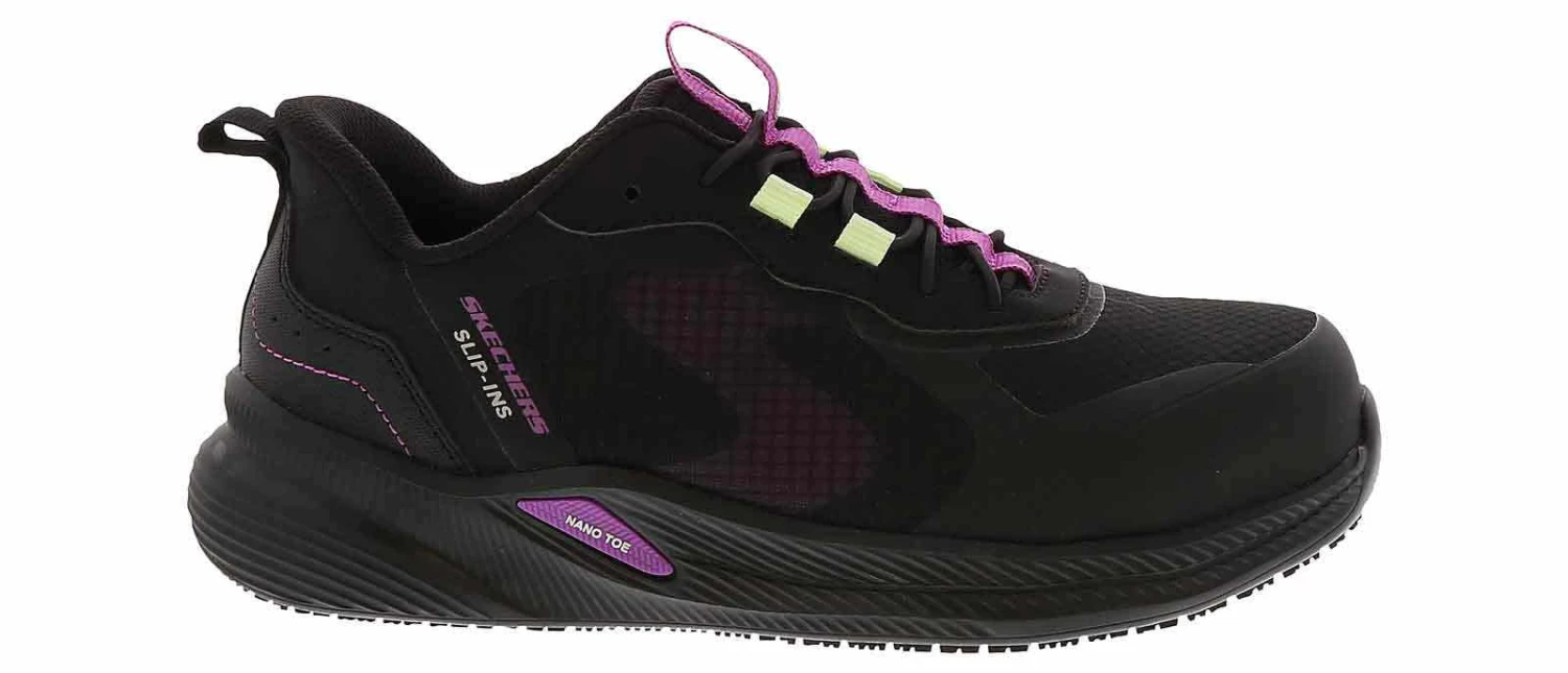 Skechers Slip-Ins Carbix Women's Carbon Nano Toe Work Shoe 2 Skechers Slip-Ins Carbix Women's Carbon Nano Toe Work Shoe - Image 2