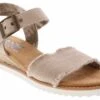 Skechers Bobs Desert Kiss Adobe Princess Women’s Wedge Sandal -Shoe Sensation Shop skechers 113541 tpe bobsdesertkissadobeprinces taupe01