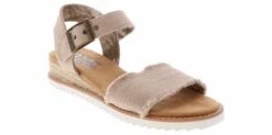 Skechers Bobs Desert Kiss Adobe Princess Women’s Wedge Sandal