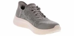 Skechers Slip-In Go Walk Flew Dacey Women's Wide-Width Walking Shoe -Shoe Sensation Shop skechers 124835w gry gowalkflexdaceyslipinwide grey05