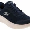 Skechers Slip-Ins Go Walk Flex Hands Up Women's Wide-Width Walking Shoe 13 Skechers Slip-Ins Go Walk Flex Hands Up Women's Wide-Width Walking Shoe -Shoe Sensation Shop skechers 124836w nvw slipingowalkflex navy01