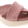 Skechers Go Walk Flex Impressed Women's Slide Sandal -Shoe Sensation Shop skechers 141420 mve gowalkflexsndlimpressed pink01