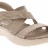 Skechers Go Walk Flex Women’s Sport Sandal -Shoe Sensation Shop skechers 141489 tpe gowalkflexsndltpe taupe01