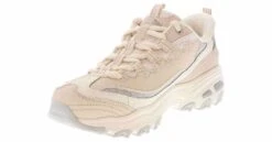 Skechers Slip-Ins D'Lites Smooth Nostalgia Women's Athletic Shoe -Shoe Sensation Shop skechers 150537 ntgy dlitessmoothnostalgia beige05