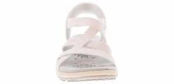 Skechers Slip-Ins Reggae Slim Band Women's Comfort Sandal 11 Skechers Slip-Ins Reggae Slim Band Women's Comfort Sandal -Shoe Sensation Shop skechers 163460 wht slipinsreggaeslimbandsndl white06