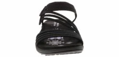 Skechers Reggae Slim Sling Women’s Comfort Sandal -Shoe Sensation Shop skechers 163573 bbk reggaeslimblcksling black06