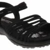 Skechers Reggae Slim Sling Women’s Wide-Width Comfort Sandal 12 Skechers Reggae Slim Sling Women’s Wide-Width Comfort Sandal -Shoe Sensation Shop skechers 163573w bbk reggaeslimblackslingwide black01
