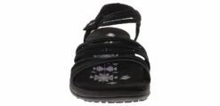 Skechers Reggae Slim Sling Women’s Wide-Width Comfort Sandal -Shoe Sensation Shop skechers 163573w bbk reggaeslimblackslingwide black06