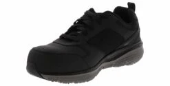 Skechers Arch Fit Angis Men's Wide-Width Composite Toe Work Sneaker -Shoe Sensation Shop skechers 200134w bkcc archfitsrangis black05