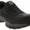 Skechers Slip-Ins Cankton Faison Men’s Steel Toe Work Shoe -Shoe Sensation Shop skechers 200211 blk canktonfaisonslipin black01