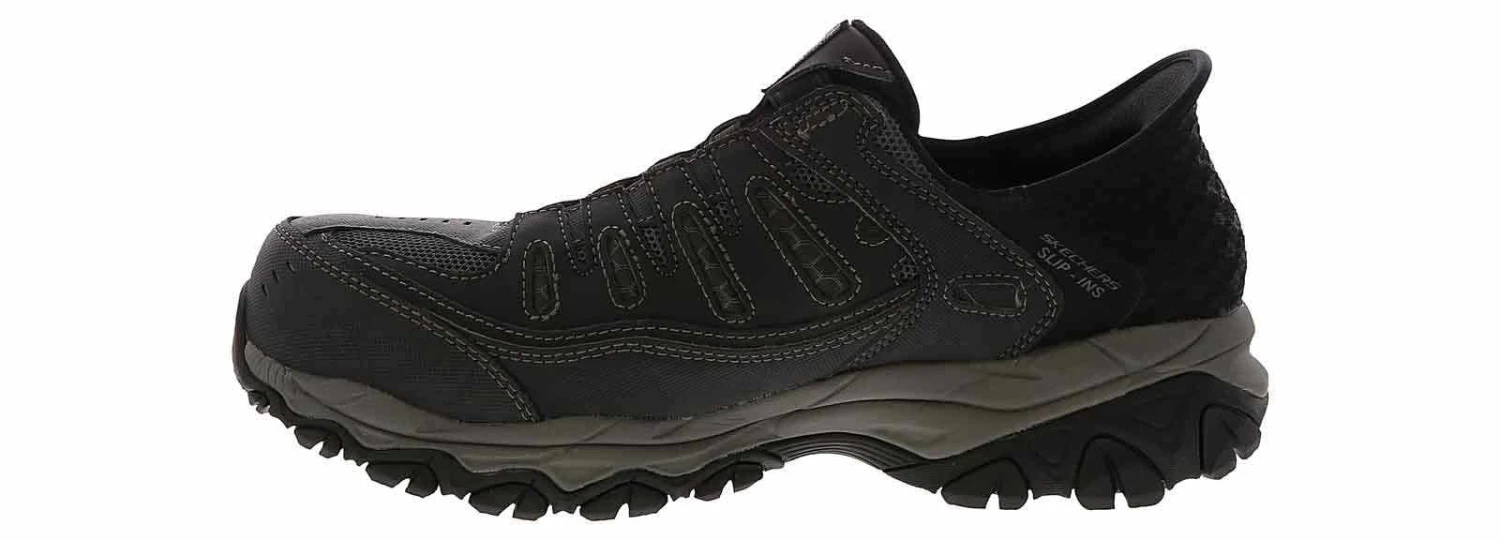 Skechers Slip-Ins Cankton Faison Men’s Steel Toe Work Shoe 4 Skechers Slip-Ins Cankton Faison Men’s Steel Toe Work Shoe - Image 4