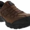 Skechers Slip-Ins Cankton Ryker Men’s Composite Toe Work Shoe -Shoe Sensation Shop skechers 200234 cdb canktonrykerslipin brown01
