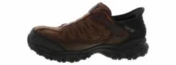 Skechers Slip-Ins Cankton Ryker Men’s Composite Toe Work Shoe -Shoe Sensation Shop skechers 200234 cdb canktonrykerslipin brown04