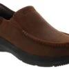 Skechers Slip-Ins Parson Oswin Men’s Wide-Width Casual Shoe -Shoe Sensation Shop skechers 204866ww cdb parsonoswinslipin brown01