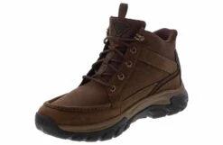 Skechers Slip-In Respected 20 Men's Wide-Width Hiking Boot -Shoe Sensation Shop skechers 205381ww coc respected20 brown05