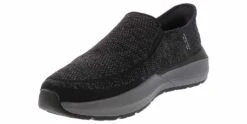 Skechers Slip-Ins Neville Rovelo Men’s Casual Shoe -Shoe Sensation Shop skechers 210546w blk nevilleroveloslipin black05