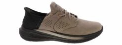 Skechers Slip-Ins Slade Men's Casual Shoe -Shoe Sensation Shop skechers 210890 cmnt sladeslipin grey02