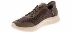 Skechers Slip-Ins Go Walk Flex Men’s Athletic Shoe -Shoe Sensation Shop skechers 216324ww brn gowalkflexnohandsfreeslipin brown05
