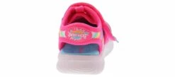 Skechers Jumpsters Toddler Girls' (5-10) Outdoor Sandal 8 Skechers Jumpsters Toddler Girls' (5-10) Outdoor Sandal -Shoe Sensation Shop skechers 303273n hpmt jumpsterssandal pink03