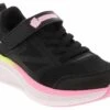 Skechers Go Run Elevate 2.0 Find My Skechers Youth Girls' (11-3) Running Shoe -Shoe Sensation Shop skechers 303983l blk gorunelevate2findmy black01