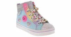 Skechers Twinkle Toes Twi-Lites 2.0 Youth Girls' (11-3) Hi-Top Light Up Sneaker