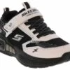 Skechers Slights Light Storm Youth Boys' (12-3) Light Up Running Shoe -Shoe Sensation Shop skechers 400151l wbk slightslightstorm white01