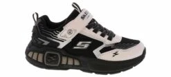 Skechers Slights Light Storm Youth Boys' (12-3) Light Up Running Shoe -Shoe Sensation Shop skechers 400151l wbk slightslightstorm white02