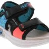 Skechers Game Kicks Power Splash Youth Boys' (11-3) Sandal 12 Skechers Game Kicks Power Splash Youth Boys' (11-3) Sandal -Shoe Sensation Shop skechers 402264l bkmt gamekickspowersplash black01