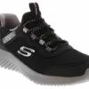 Skechers Slip-Ins Bounder Youth Boys’ (11-5) Running Shoe -Shoe Sensation Shop skechers 403822l bkcc boundersslipins black01