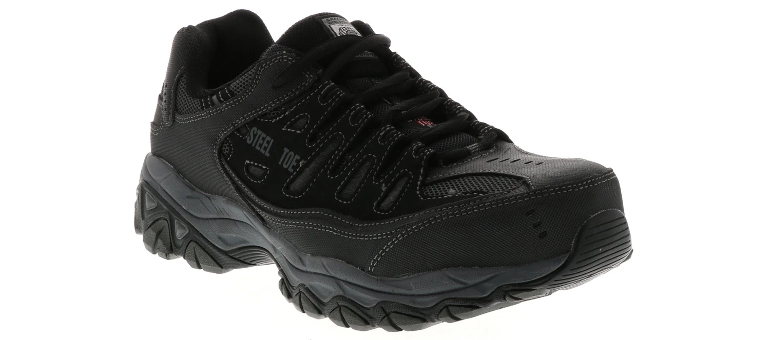 Skechers Cankton Men's Wide-Width Steel Toe Work Shoe 1 Skechers Cankton Men's Wide-Width Steel Toe Work Shoe