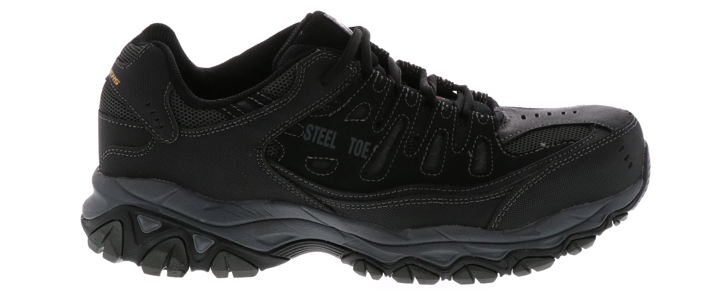 Skechers Cankton Men's Wide-Width Steel Toe Work Shoe 2 Skechers Cankton Men's Wide-Width Steel Toe Work Shoe - Image 2