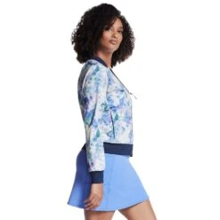 Skechers Go Walk Seascape Floral Reversible Women's Jacket 11 Skechers Go Walk Seascape Floral Reversible Women's Jacket -Shoe Sensation Shop skechers ja169 prtq gowalkfloralreversejacket navy06