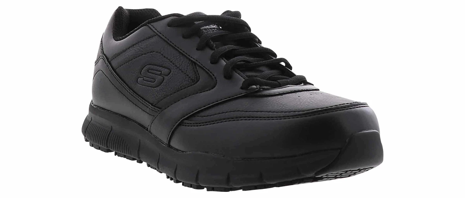 Skechers Nampa Wyola Women’s Wide-Width Slip Resistant Work Shoe 1 Skechers Nampa Wyola Women’s Wide-Width Slip Resistant Work Shoe