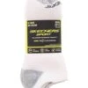 Skechers 360 Sport Men’s 6-Pack No Show Socks -Shoe Sensation Shop skechers s108262 107 sk360mensnoshow6ppkwhite white01