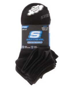 Skechers 6PK Super Soft Kids’ Low-Cut Socks