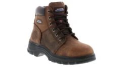 Skechers Workshire Peril Women's Steel Toe Work Boot -Shoe Sensation Shop skechers workshire peril 76561 brown01