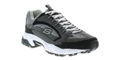 Skechers Stamina Men's Wide-Width Walking Shoe 15 Skechers Stamina Men's Wide-Width Walking Shoe -Shoe Sensation Shop skechers stamina grey black01